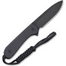 Нож CIVIVI Fixed Blade Elementum D2 Steel Black Stonewash Handle G10 Black C2105A